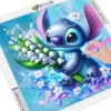 30x30cm Disney Diamant Malerei Lilo & Stitch Diamant Stickerei Strass von Bild Mosaik Kunst Kreuzstich Kits Home Decor 2