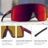 JULI Polarisierte Sonnenbrille für Männer und Frauen, winddicht, Outdoor-Sport, Radfahren, Laufen, UV400-Schutz, männliche Sonnenbrille 8133 5