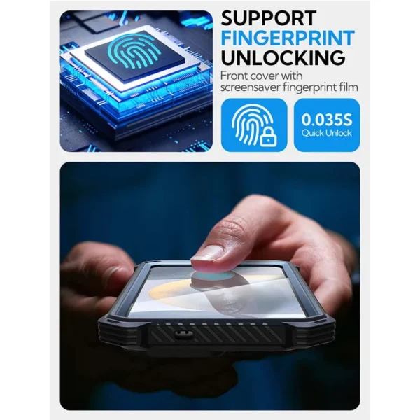 For Samsung Galaxy S25 Case 6.2 inch (2025) I-BLASON Armorbox magnetische Telefon hülle mit eingebautem Displays chutz und Kamera abdeckung 6