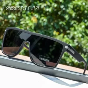 CRIXALIS Mode Polarisierte Sonnenbrille Für Männer Platz Übergroßen Anti Glare Fahrer Spiegel Sonnenbrille Frauen UV400 Brille Männlich