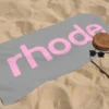 Luxusmarke Fashion R-Rhode-Girl Handtuch Weiches Pool-Geschenk für Reisen, Fitnessstudio, Dusche, Camping, schnell trocknend, Sport, großes Strandtuch 4