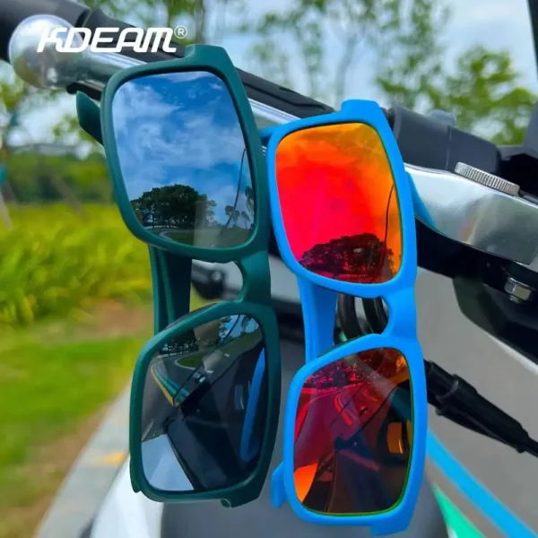 2025 neue KDEAM Original Design Männer Polarisierte Sonnenbrille Sommer Strand Quadrat Sonnenbrille Mode Coole Frauen Shades UV400 Objektiv 5