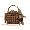 Damentasche für Damen, modisch, luxuriös, Designer-Reißverschluss, kleine Handtaschen für Damen, Leder, Orbicular-Umhängetasche, Trend-Anhänger 5