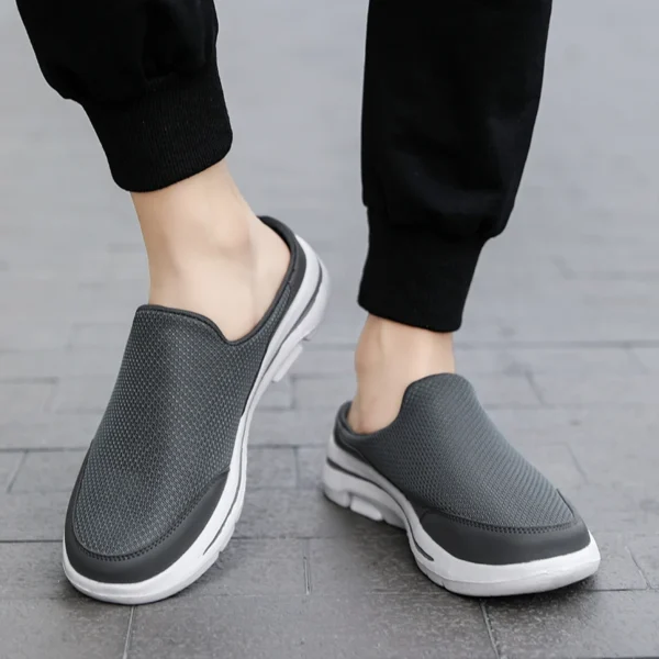 2024 männer Hausschuhe Sommer Atmungsaktive Hause Hausschuhe Männer Dicken Boden Dias Mode Paar Wanderschuhe Chanclas Hombre 5