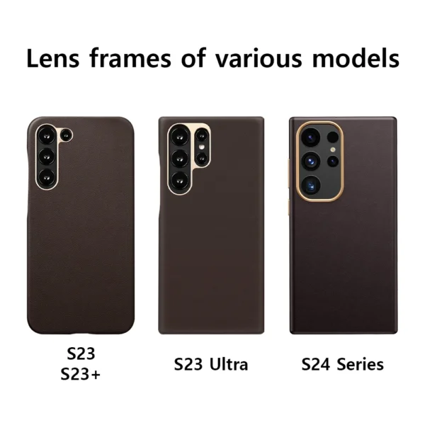 Langsidi Luxus Nappa Leder magnetische Handy hülle für Samsung S24 Ultra Galaxy S23 Ultra S24 plus Echt leder Magsafe Fundas 6