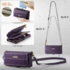CaseMe Zipper Wallet Flip Leder Handyhülle für Samsung Galaxy S25 Ultra S24 FE S23 Plus S22 S21 S20 A16 A56 Multi Cards Cover 6