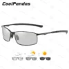 CoolPandas Klassische Quadratische Photochrome Polarisierte Sonnenbrille Männer Chameleon Sonnenbrille Für Frauen Anti-glare Fahren Oculos de sol 3