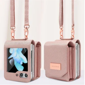 Vietnam Cross body Lanyard Handy hüllen mit Kartens teck plätzen Brieftasche für Samsung Galaxy Z Flip 6, Z Flip 5 Hülle, Z Flip 4,Z Flip 3