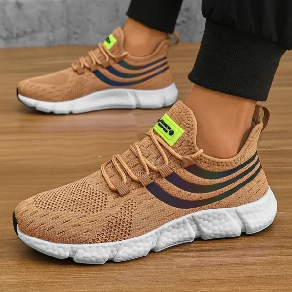 Männer Casual Sportschuhe atmungsaktive leichte Turnschuhe Anti-Rutsch-Wohnungen Outdoor Running Walking Tenis Sport Jogging schuhe 4