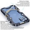 Stoßfest Metall Bumper Fall Für iPhone 12 13 14 15 16 Pro Max Fall Luxus Aluminium Rahmen Abdeckung Funda Für iPhone 16 15 Plus Fall 5