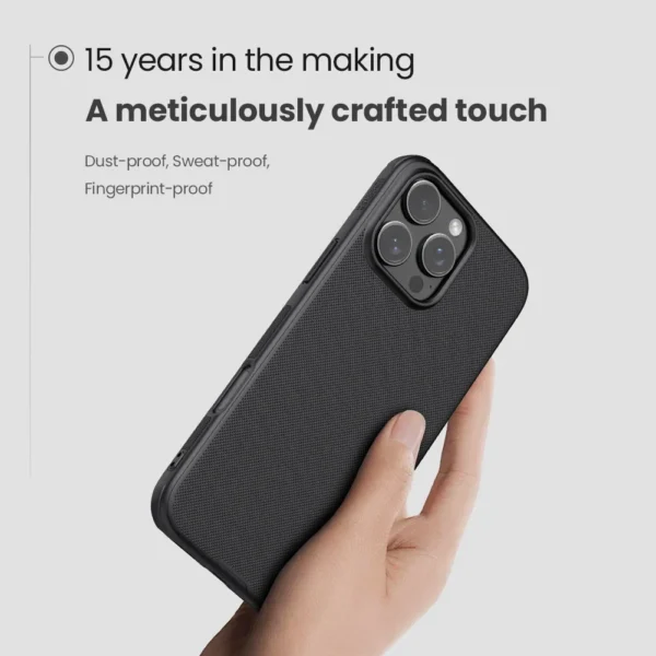 Für iPhone 16 Pro Max 16 Plus Nillkin Hülle Hart Ultradünn Super Frosted 360 Bumper Cases Rückseite Schutz für iPhone 16 2