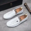 Männer Casual Schuhe Aus Echtem Leder Luxus Marke Männer Müßiggänger Italienischen Mokassins Atmungsaktive Slip auf Männer Fahren Schuhe Chaussure Homme