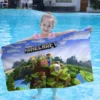 Minecraft Ghast Fireball Strandtuch für Kinder, personalisiertes Badetuch, Pooltuch, Urlaubsgeschenk, Picknicktuch, Party-Geschenk 2