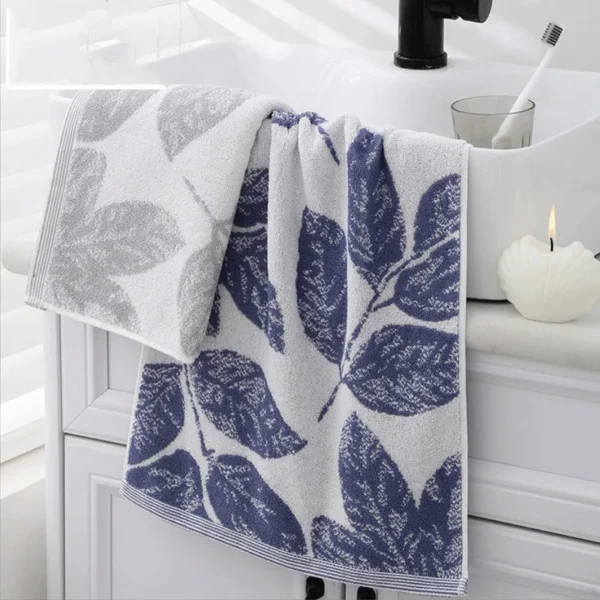 1/2/4 stücke Blatt Gesichts tuch saugfähig haut freundlich Haushalt täglichen Gebrauch Erwachsenen Handtuch Gesicht Baumwoll handtuch 35*75cm(13.78*29,53 Zoll) 4