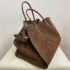 Einkaufstasche Damen Neue Herbst- und Winter-High-End-Nischendesign-Schultertasche mit großem Fassungsvermögen Retro-Pendlerhandtasche 5
