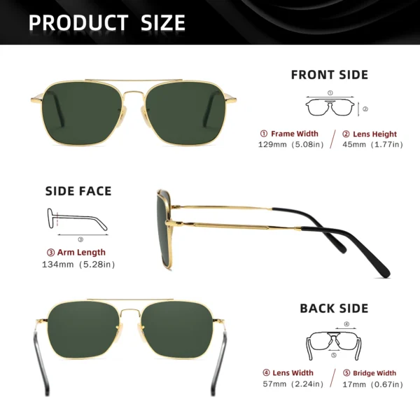 KINGSEVEN Marke Sonnenbrille Polarisierte Männer Frauen Mode Legierung Metall Dünnen Rahmen Fahren Gläser Klassische Anti-glare Brillen 3
