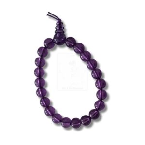 Armband mit tiefvioletten Perlen