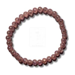 Zartes roséfarbenes Perlenarmband – handgefertigt