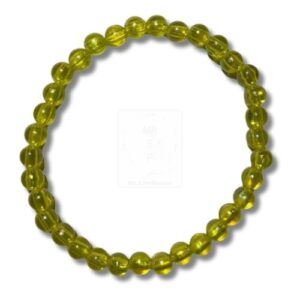 Handgefertigtes gelbes Perlenarmband – frisch & elegant