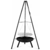 Outdoor BBQ Feuerstelle Schüssel Stativ Hängen Topf Ständer Set Grill Einstellbare Camping Heizung Brenner Leicht Tragen, Hohe 152 cm 2