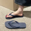 Damen-Flip-Flops, Sommer-Hausschuhe, Bonbonfarben, flache Sandalen für Damen, zum Hineinschlüpfen, rutschfeste weiche Sohle, Strand-Komfortschuhe 6