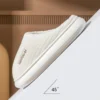 Paar Hausschuhe Indoor Streifen Flusen Memory Foam Fluffy Eva Anti-Rutsch Weiche Ferse Rutschfeste Plüsch Hausschuhe Damen Winter Hausschuhe 6