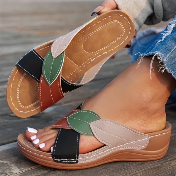 Schuhe Sandalen Frauen Sommer Mode Keil Schuhe Für Frauen Party frauen Sandalen Rutsche Outdoor Alias Mujer Weibliche Schuhe 2