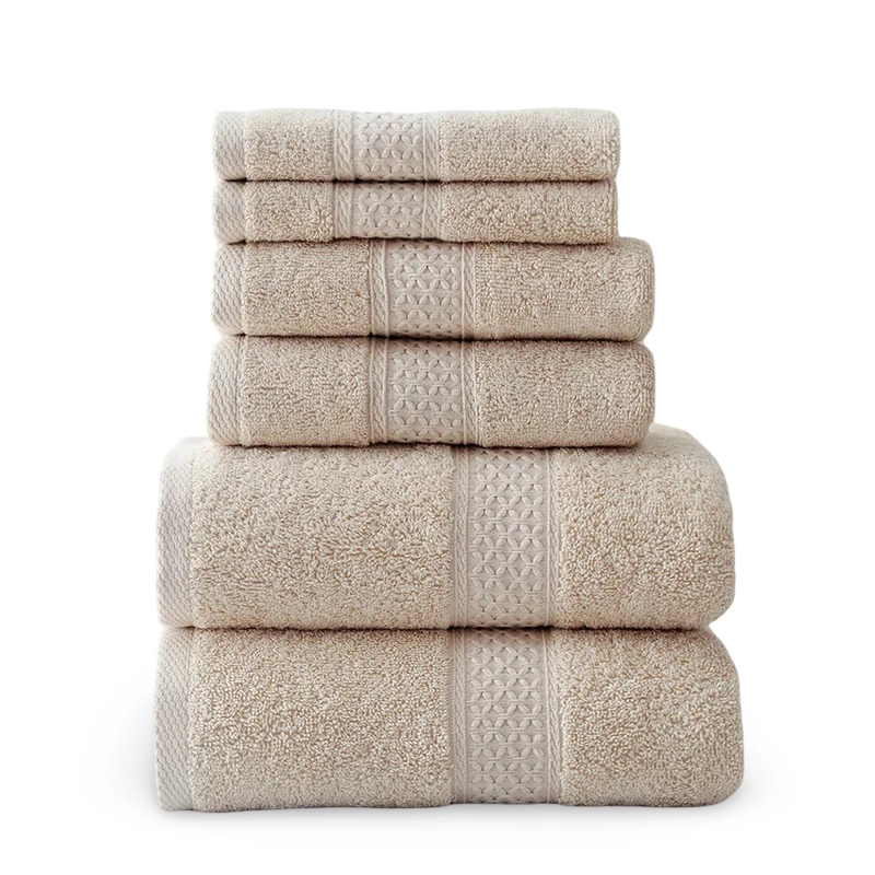 3-teiliges luxuriöses Baumwollhandtuch-Set, ultraweich, sehr saugfähig, inklusive 1 Badetücher, 1 Handtücher, 1 Waschlappen für das Badezimmer zu Hause