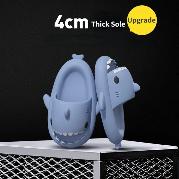 Hause Hausschuhe Wolke Frauen Shark Clapper Sommer Weiche Sandale Nicht Slip Rutschen Flip-Flops Männer Männlich Damen Lustige Flache Schuh Weibliche 3
