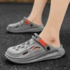 Männer Garten Clogs Sandalen Sommer Hausschuhe Für Männer Paar Casual Schuhe Mode Luxus Sandalen Komfort Hause Weiche Hausschuhe 40-45 4