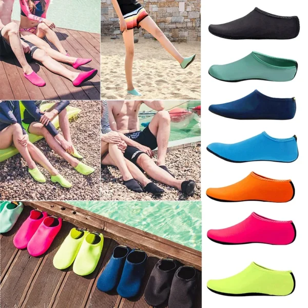 Strand Sneaker Socken Frauen Strand Wasser Schuhe Mann Barfuß Yoga Schuhe Schnell Trocknend Surfen Schwimmen Schuhe Barfuß Wasser Haut socke 3