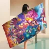 S-super m-mario bros Badet uch Mikro faser weiches Wasser absorbiert atmungsaktiv für Mädchen Kinder dekorative Cartoon Strand tuch 2