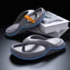 Neue Mann Frauen Hausschuhe Flip-Flops Indoor Outdoor Strand Sandalen Super Weichen Boden Rutschen Nicht-slip Dicken Sohlen Frauen hausschuhe