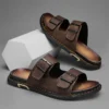 Hochwertige Freizeithausschuhe für Herren, Sommer, atmungsaktiv, Outdoor, weiche Sohle, Strandschuhe, Mode, Jugend, Joker, Gezeitensandalen, Gartenschuhe