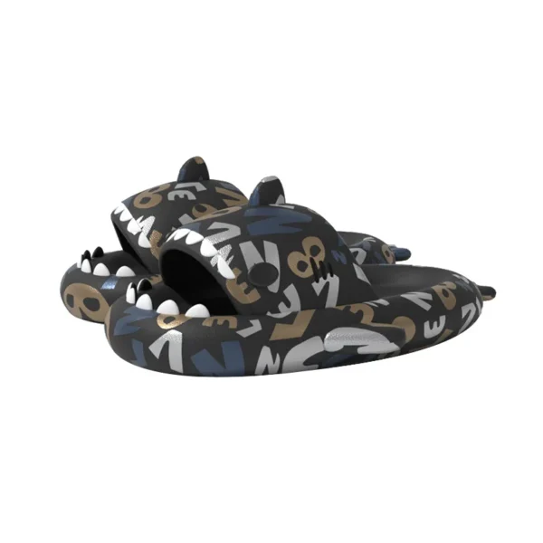 Eyriphy Sommer Unisex Hai Hausschuhe Plattform Gemütliche Hai Sandalen Mode Paar Strand Schuhe Schöne Casual Frauen Hai Flip-Flops