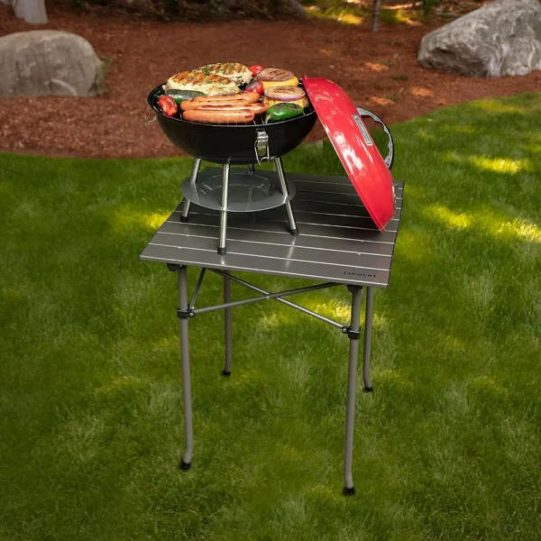 1pc tragbarer Grill Grill Holzkohle grill tragbarer Grill Grill kessel Außen grills Raucher für Terrasse Hinterhof Grill Camping ofen 6