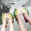 Unisex Mädchen Sommer Strand Fisch Sandalen Frau weiche Eva Flipflops Designer offene Zehen Tier Fisch Hausschuhe plus Größe Paare Clogs 5