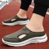 Sommerhausschuhe für Herren, atmungsaktiv, Freizeitschuhe, weich gepolstert, Papa-Schuhe, leichte Herrenschuhe, kostenloser Versand 6
