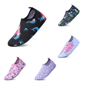 Sommer-Schwimmschuhe für Kinder, Aqua-Schuhe für Jungen und Mädchen, Barfuß-Yoga-Schuhe, Socken, atmungsaktiv, rutschfest, Sommer-Strand-Slipper