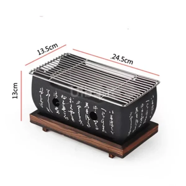 Tragbare Japanischen Bbq Grill Korean Carbon Grill Grills Aluminium Legierung Indoor Outdoor Bbq Herd Grill Werkzeuge holzkohle grill 5