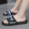 Neue Herren Hausschuhe Klettverschluss Slipper Leichte Slide Sommer Strand Schuh Weiche Pantoletten Slide Flip Männer Große Größe Sandale Casual Clog 2