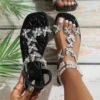Mode Sommer Frauen Flache Sandalen Strand Sandalen Für Frauen Nicht-Slip frauen Sandalen Retro Flache Weibliche Zapatos De mujer Schuhe