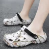 Herren-Clogs, Hausschuhe, hochwertig, klassisch, rutschfest, für den Außenbereich, Gartenschuhe, leicht, modisch, lässig, Sandalen, große Größe 45, 46, 47 3