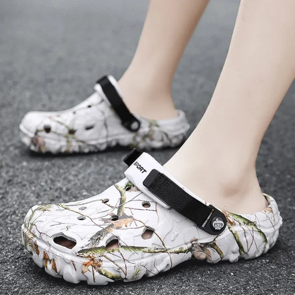Herren-Clogs, Hausschuhe, hochwertig, klassisch, rutschfest, für den Außenbereich, Gartenschuhe, leicht, modisch, lässig, Sandalen, große Größe 45, 46, 47 3