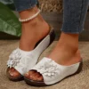 Sommer Frau Sandalen Schuhe Mode Keil Wanderschuhe Retro frauen Sandalen Slip Auf Atmungsaktive Schuhe Alias Mujer Weibliche 4