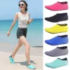 Schnell trocknende Wasserschuhe, Gummisohle, Tauchschuhe, Unisex, Strand, Schwimmen, Tauchsocken, rutschfest, zum Surfen am Meer, für Erwachsene und Kinder