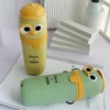 Glatte Reise Zahnbürste Tasse niedlichen Design Zahnbürsten halter feuchtigkeit beständige Cartoon-Kit bequem keine Leckage staub dicht 4