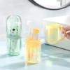 Reise-Mundwasserbecher, Bürstenbecher, Zahnbürste, Zahnbürstenbecher, KINDER-Set, tragbare Wasch- und Zahnpasta-Aufbewahrung zu Hause