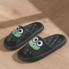 Sommer Strand Rutschen Badezimmer Anti Slip Slipper Rutschfeste Hause Flip-Flops Cartoon Frosch Weiche Sandalen 5