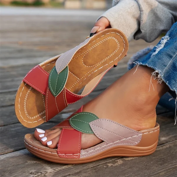 Schuhe Sandalen Frauen Sommer Mode Keil Schuhe Für Frauen Party frauen Sandalen Rutsche Outdoor Alias Mujer Weibliche Schuhe 3